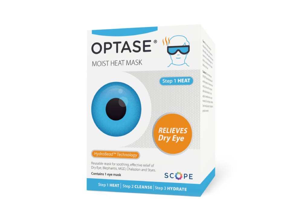 Optase Moist Heat Mask | Eyecare on the Square Core Services in Cincinnati, OH